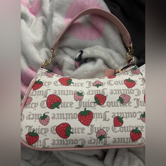 Juicy Couture Pink and White Women's strawberry bag - Picture 2 of 2